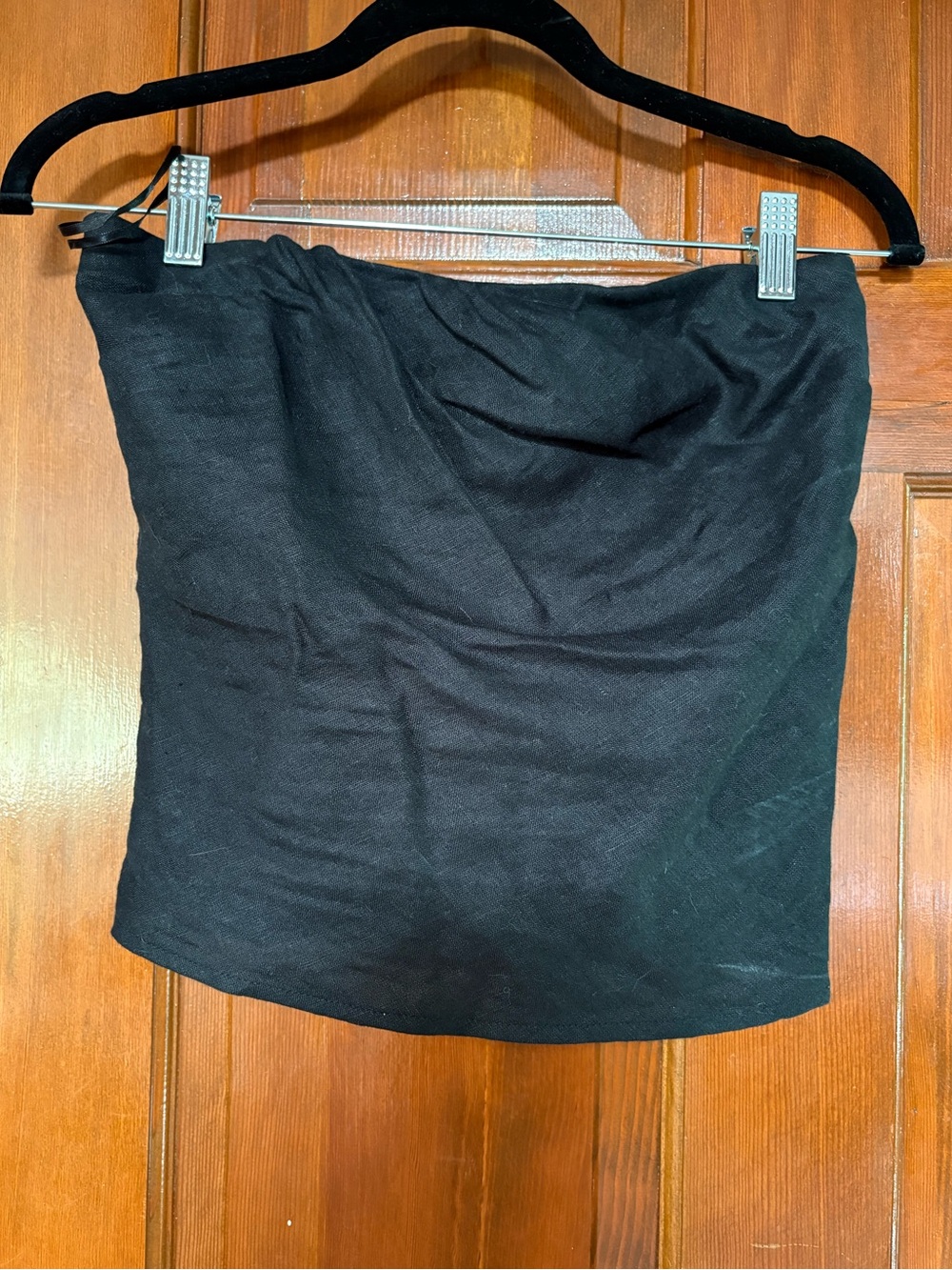 Strapless top